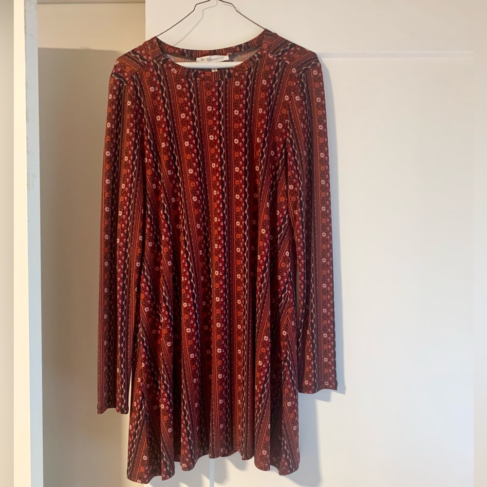 Retro Long Sleeve BCBG Dress